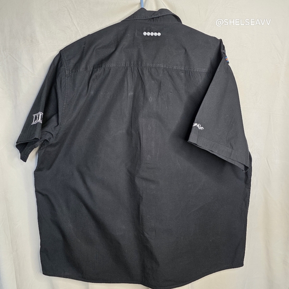 Coogi Premium Colors Embroidered Button Up Short Sleeve Shirt Men Size 3XL - Picture 4 of 10